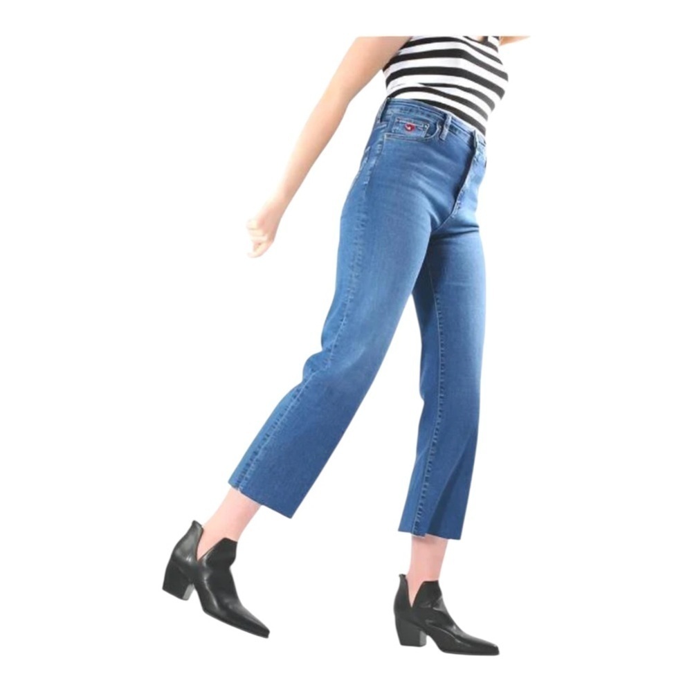 Amarisa Jeans Boyfriend Midrise Straight Crop Medium Wash Jeans Womens Size 27R